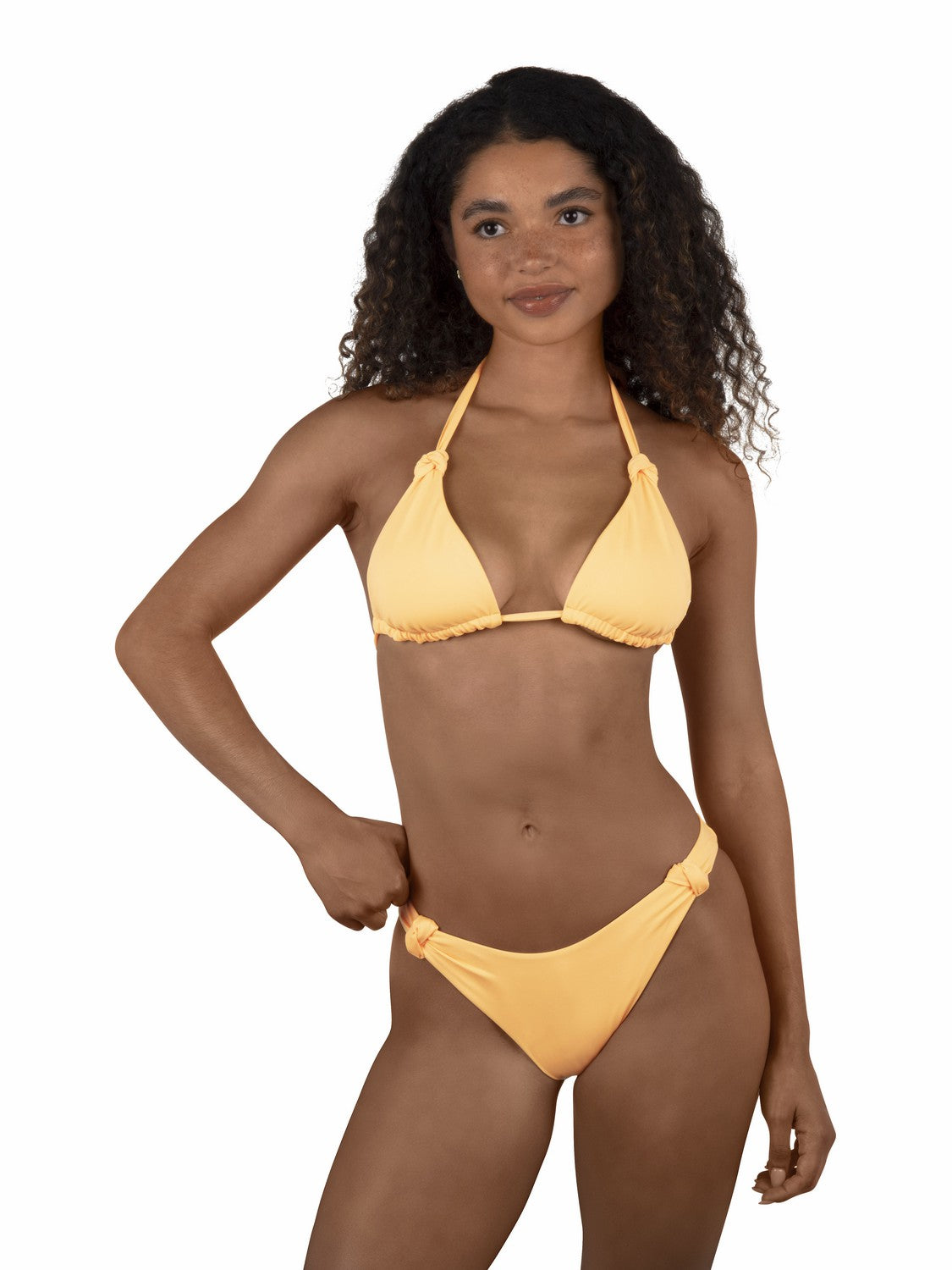 Solid Knot Triangle Top | Hurley Melon Bikini & Swim Tops