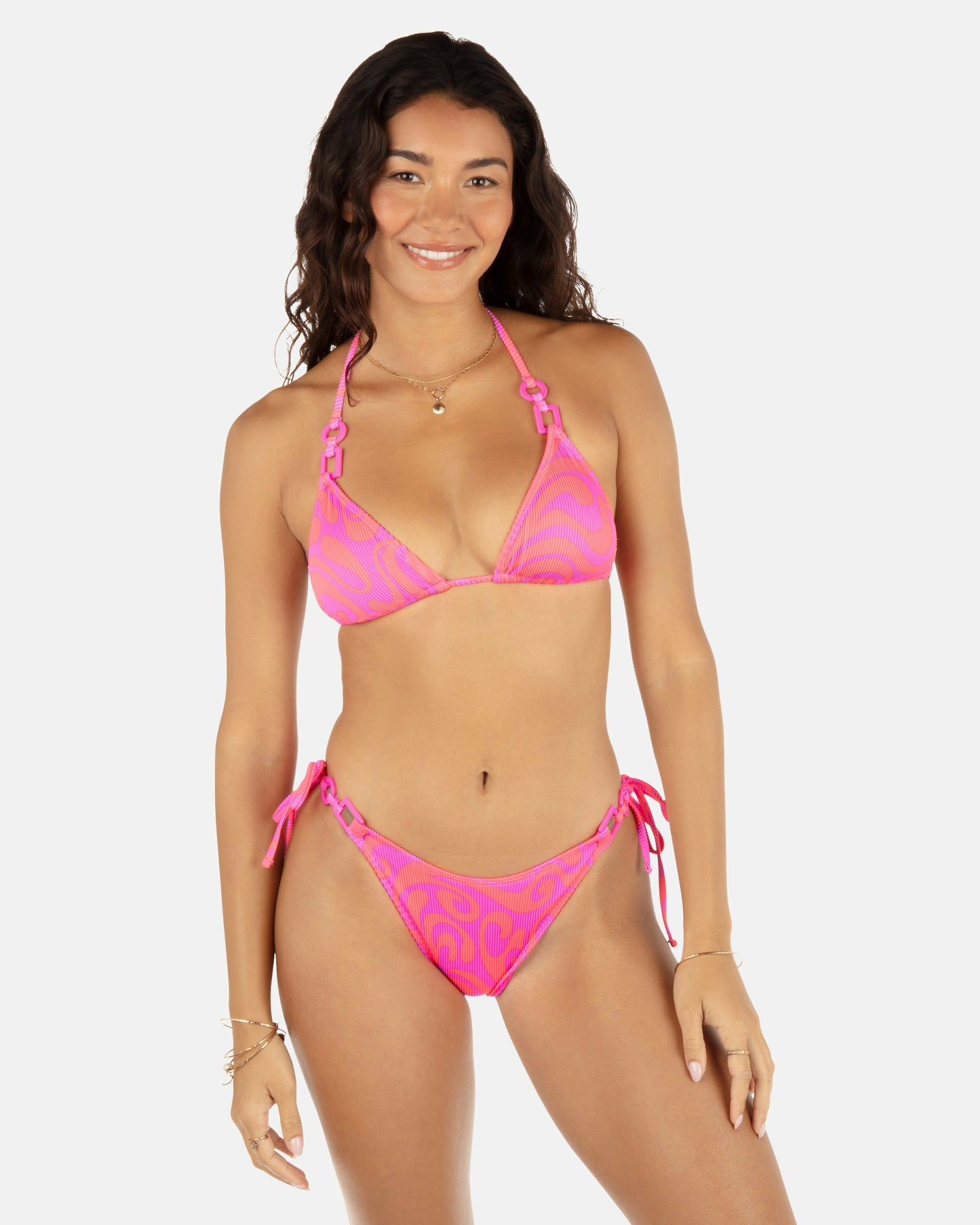 Trip Hop Ring Triangle Bikini Top | Hurley Maraschino Bikini & Swim Tops