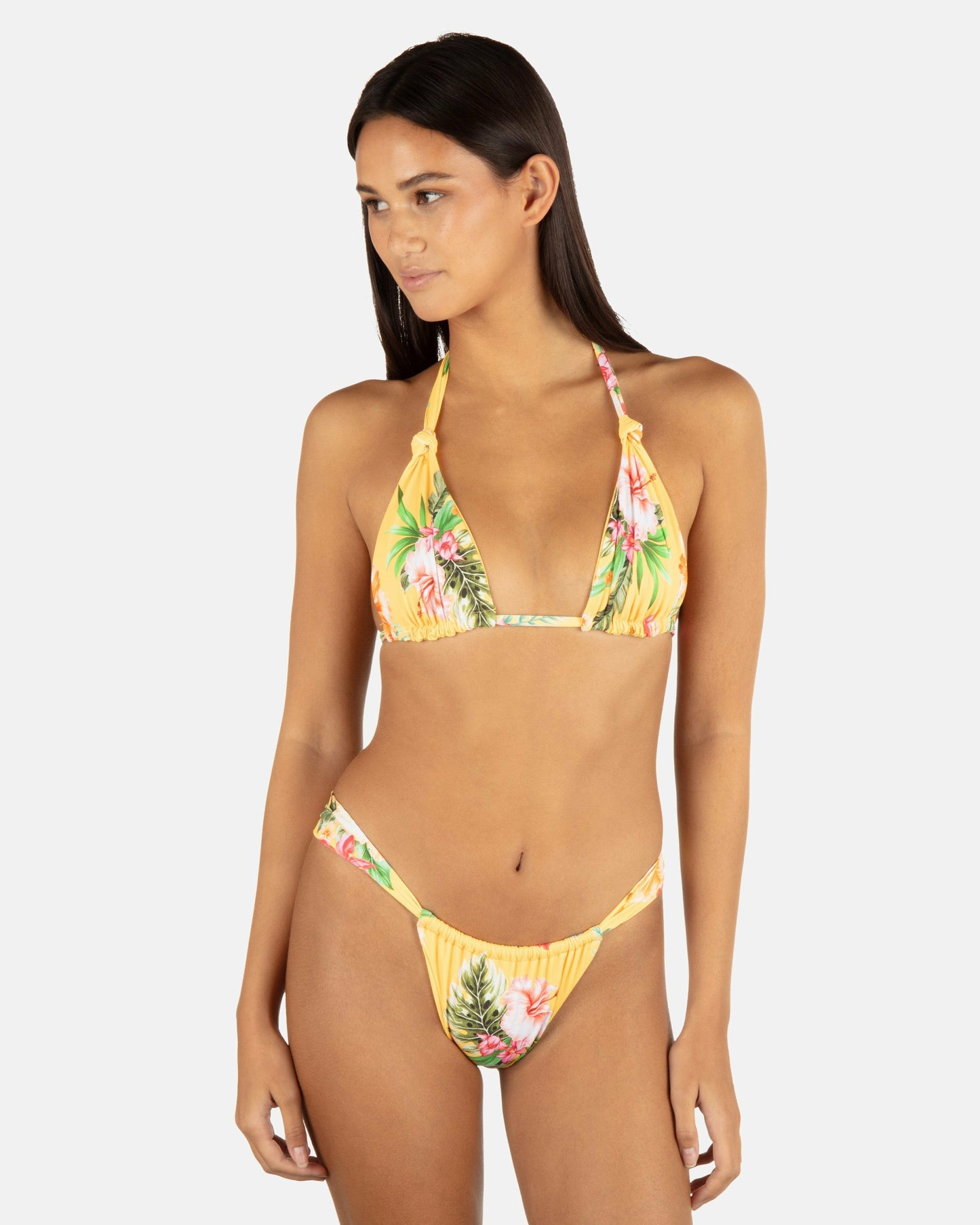Malia Front Slide Cheeky Bikini Bottom | Hurley Sorbet Bikini & Swim Bottoms
