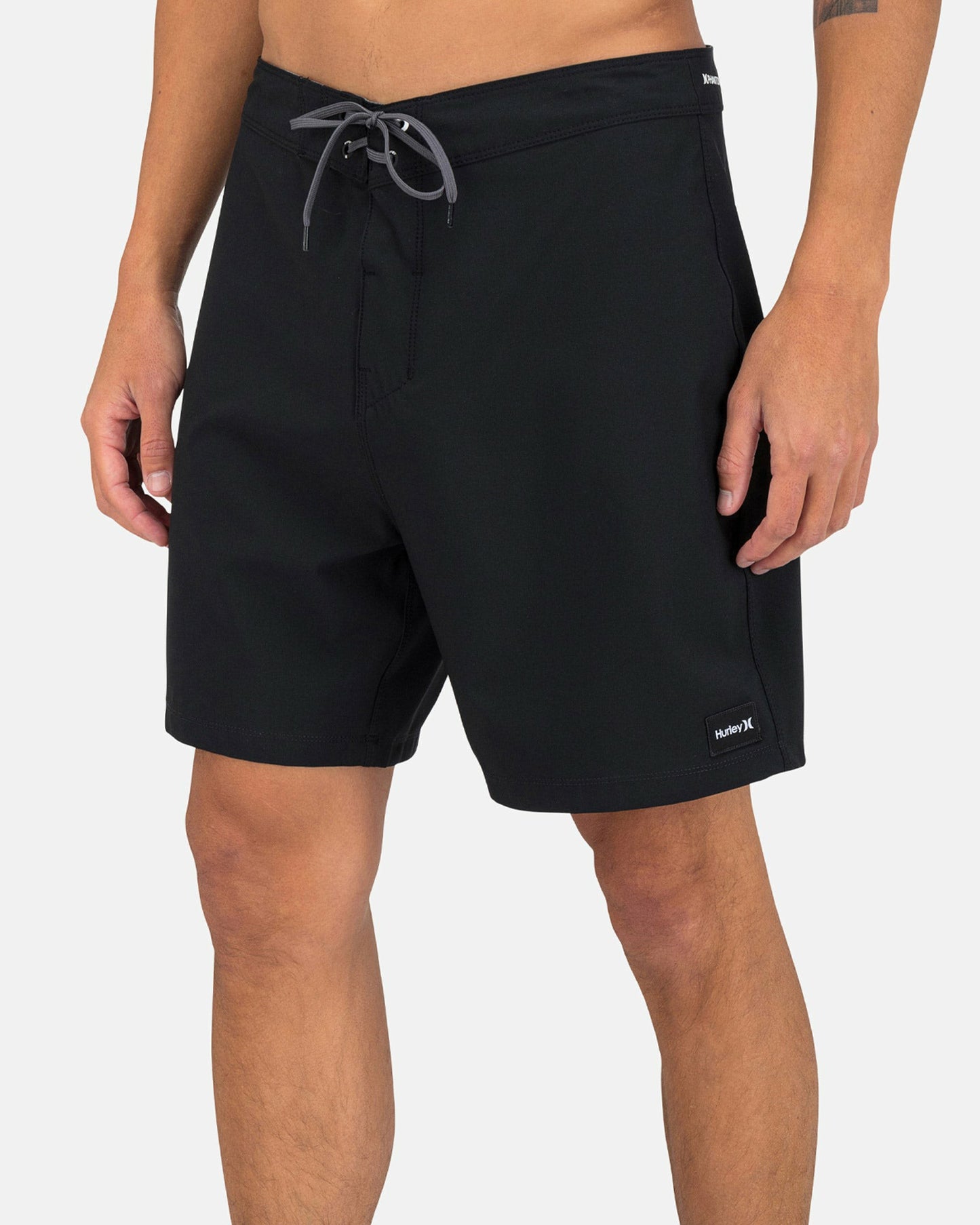 Phantom-Eco One And Only Solid 18" Boardshort | Hurley Black Sale Boardshorts