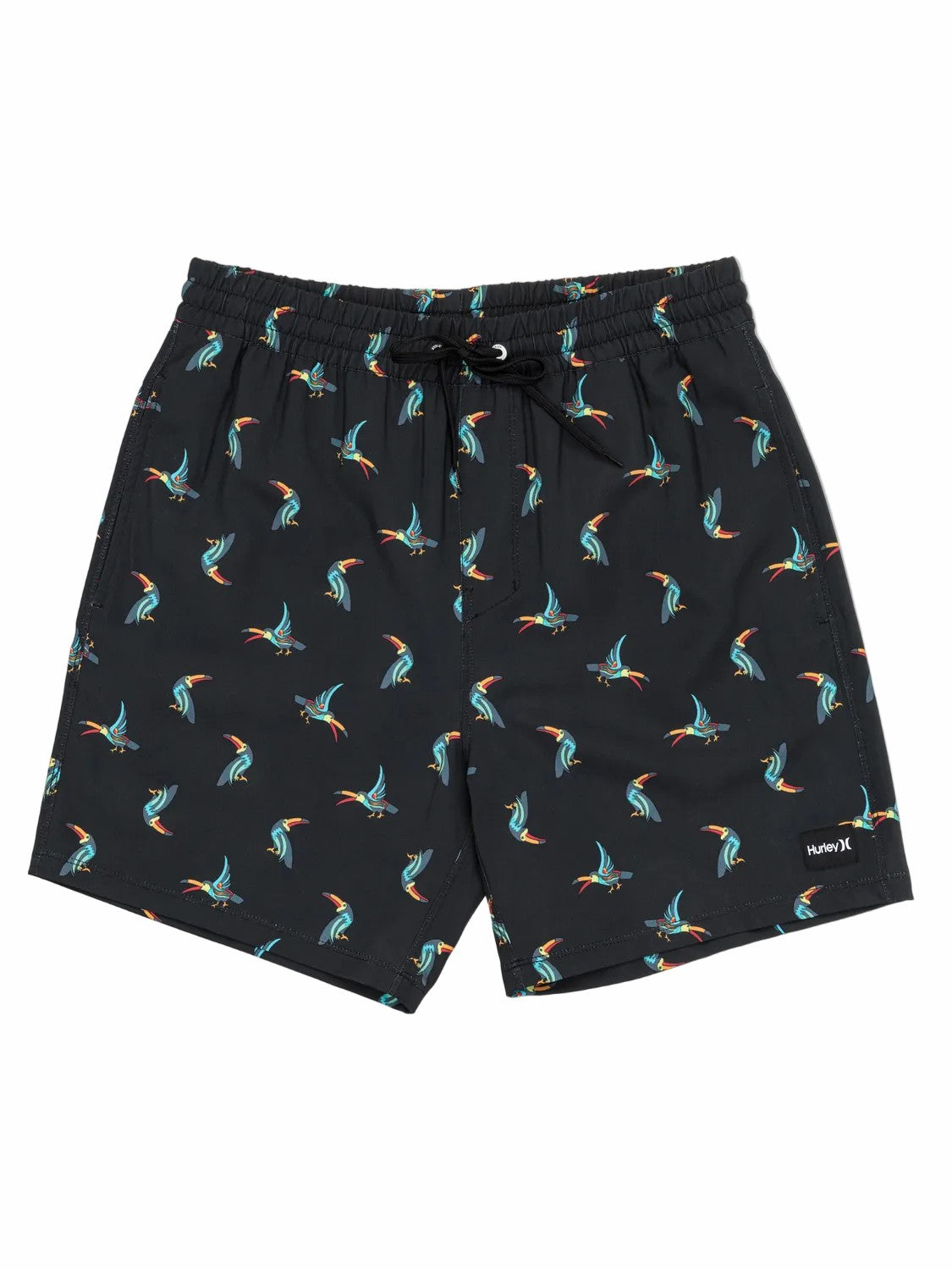 Cannonball Volley Boardshort 17" | Hurley Black Tonal Sale Boardshorts