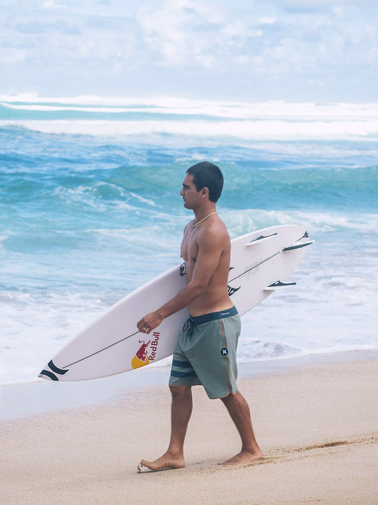 Phantom Eco Block Party Solid 18" | Hurley Great White Sale Boardshorts