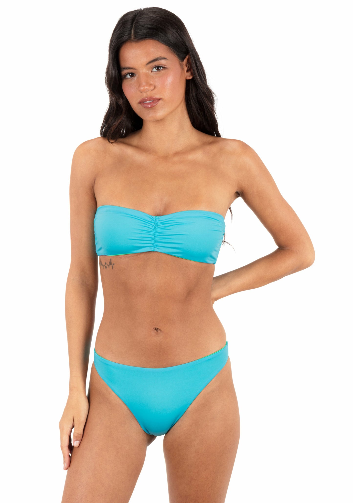 Reversible Solid Tanga Bottom | Hurley Surf Blue / Beach Glass Sale Bikini & Swim Bottoms