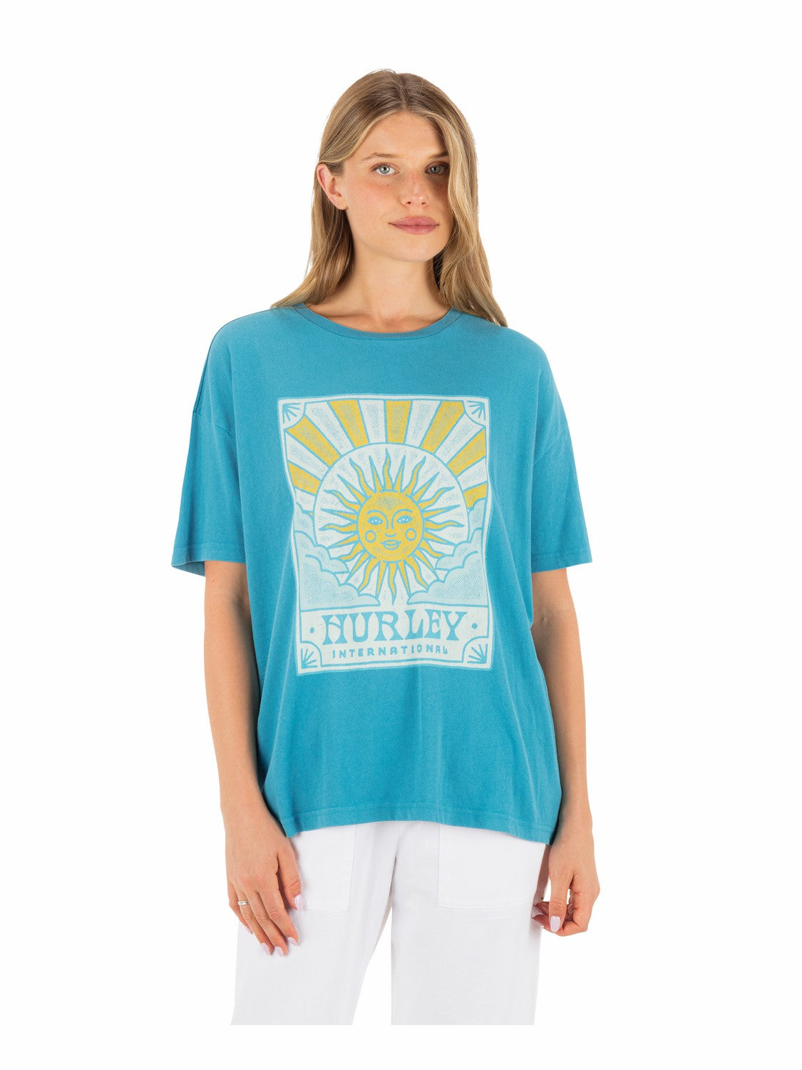 Lumina Boyfriend Tee | Hurley Blue Moon Sale Tops