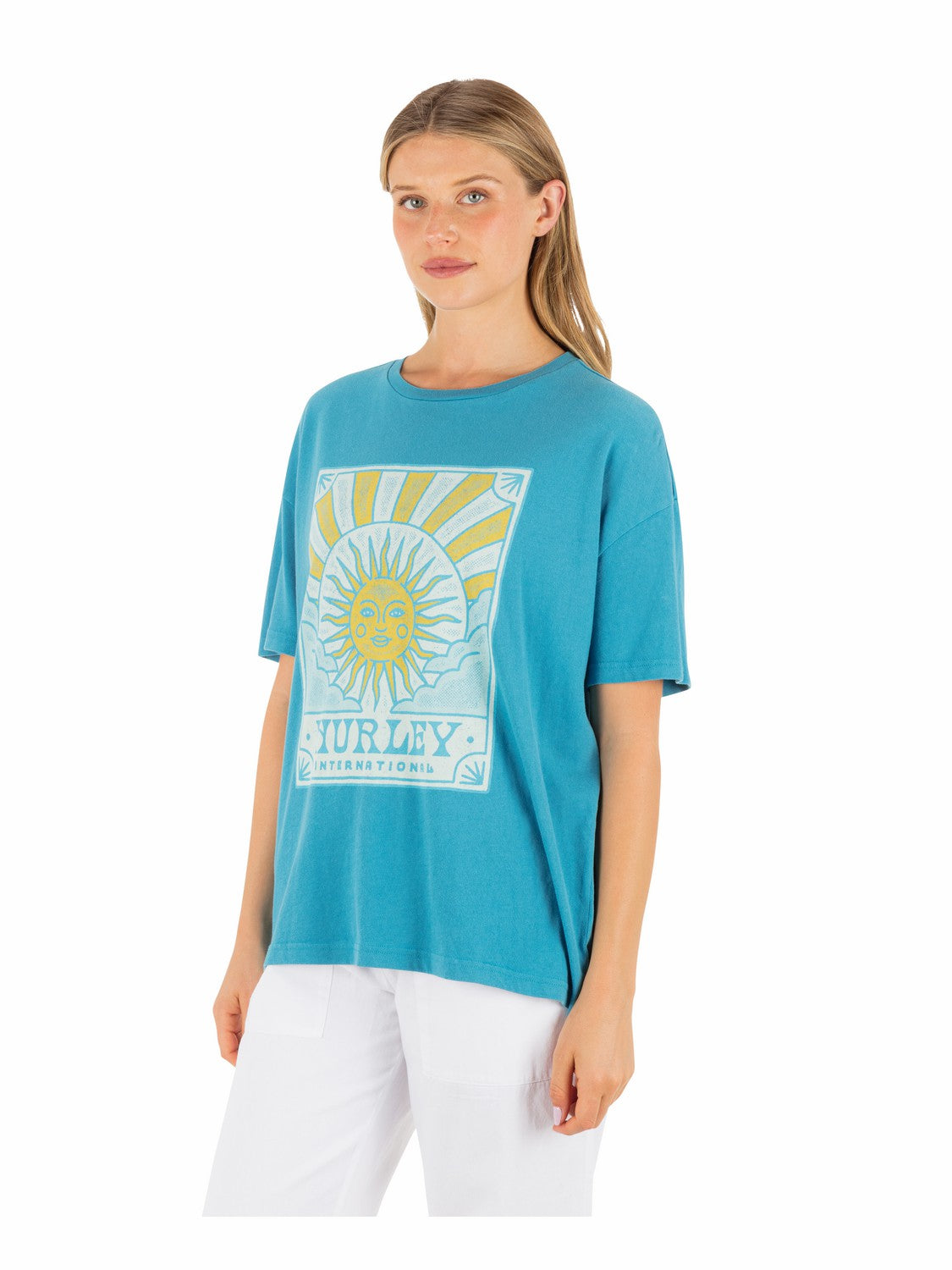 Lumina Boyfriend Tee | Hurley Blue Moon Sale Tops