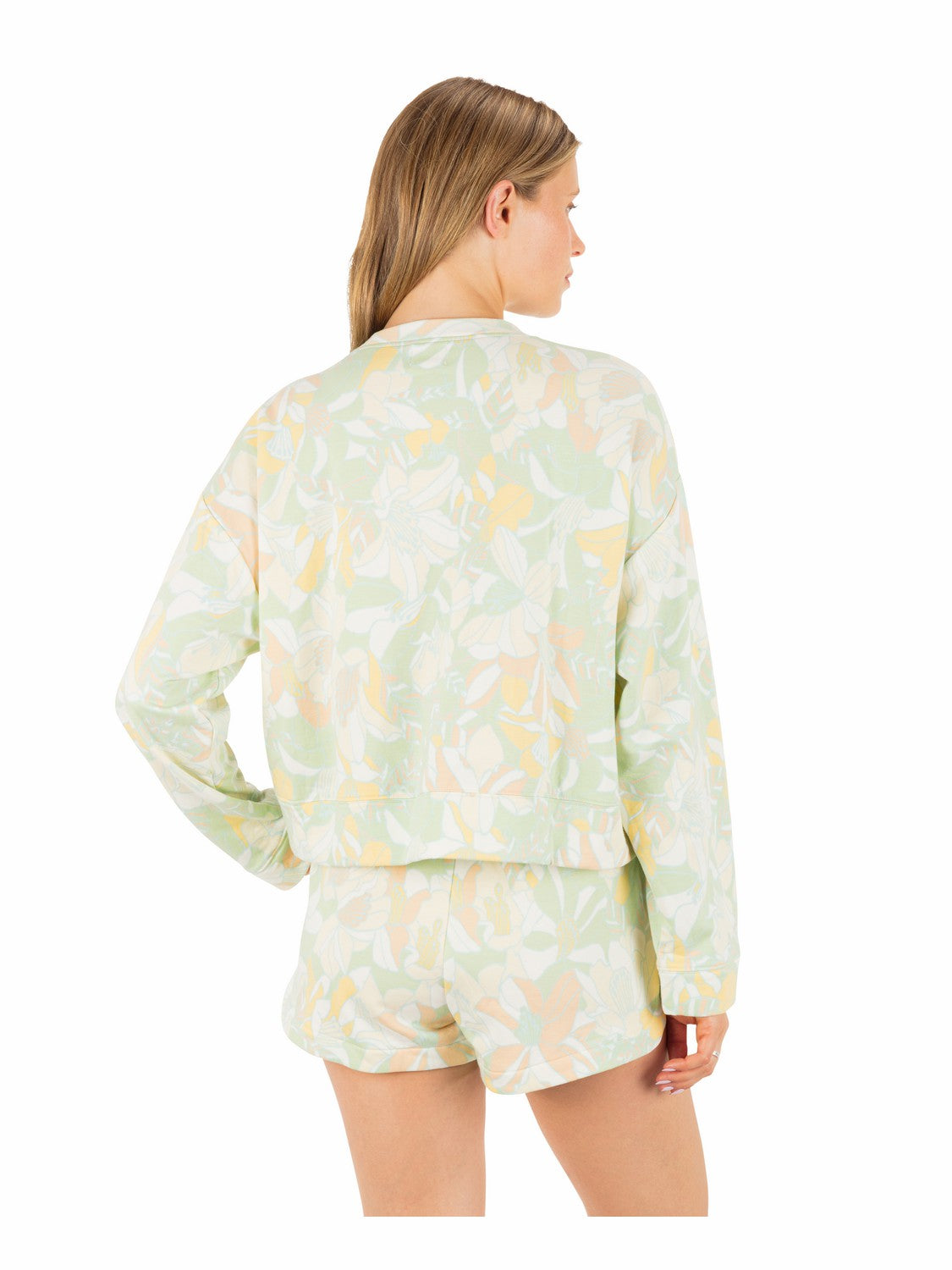 Safari Floral Boxy Crew | Hurley Spray Sale Tops