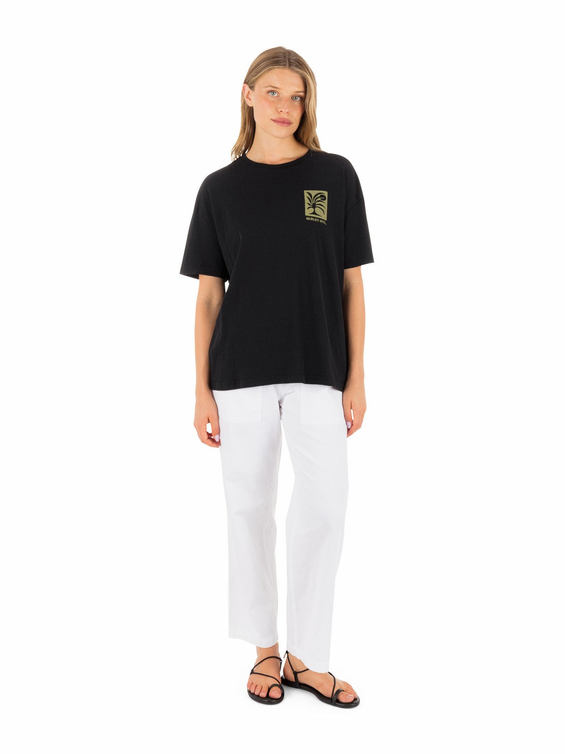 Duality Boyfriend Tee | Hurley Black Sale Tops